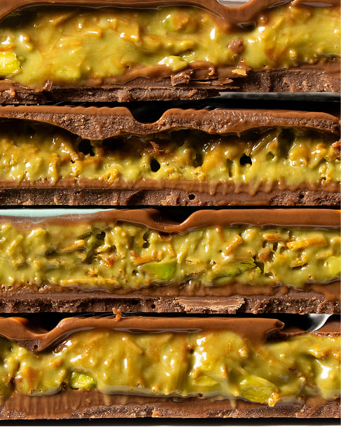 Dubai Chocolate – Pistachio & Kunafa Filled (90g) — Milk — detail 2